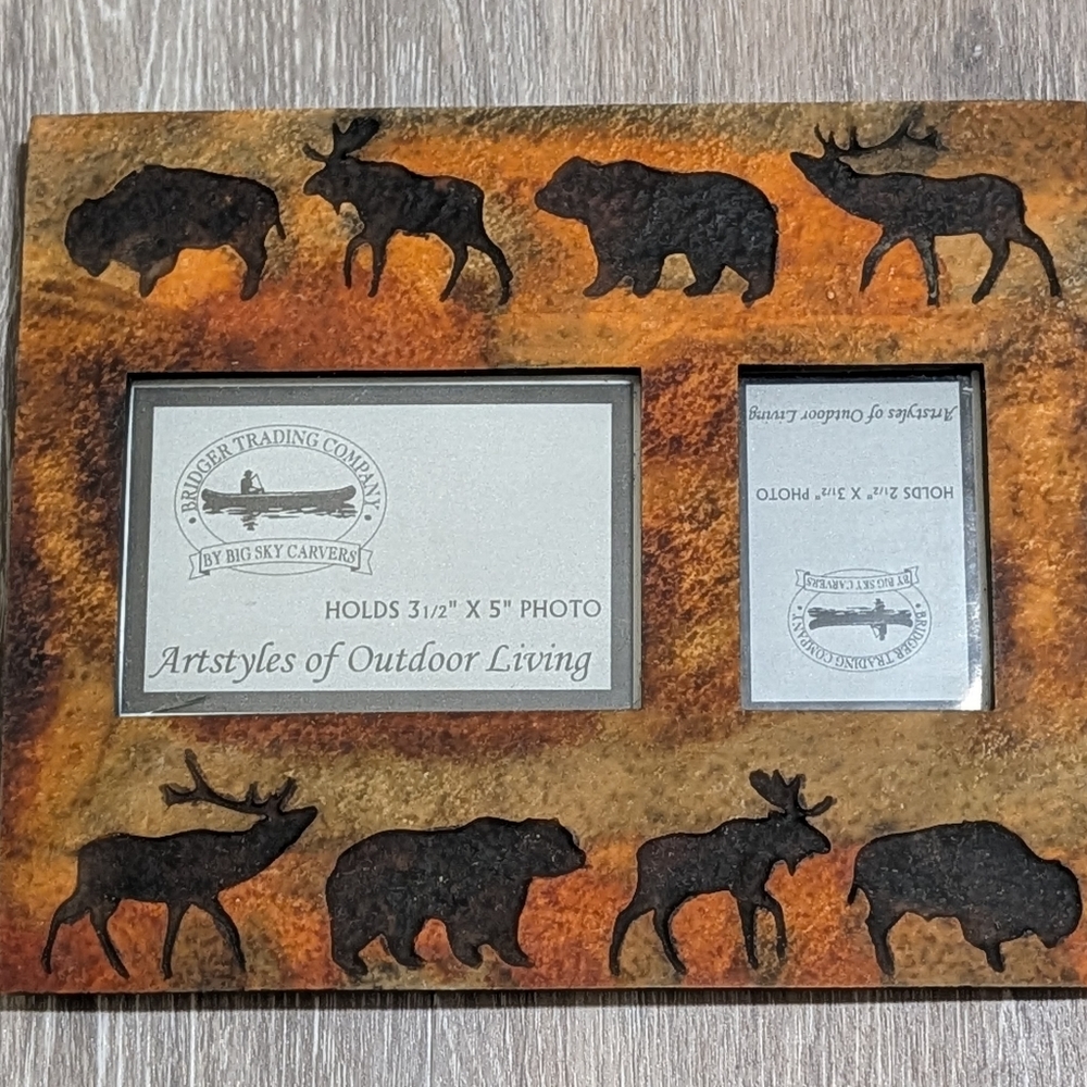 Big Sky Carvers Bridger Trading Co. Faux Stone Picture Frame